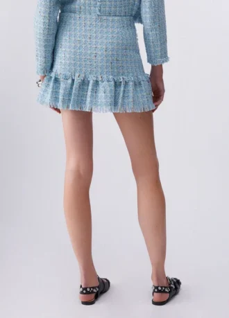 Mini spódniczka z bouclé